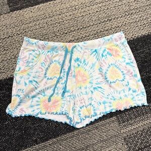 Secret Treasures Pastel Tie-Dye Shorts